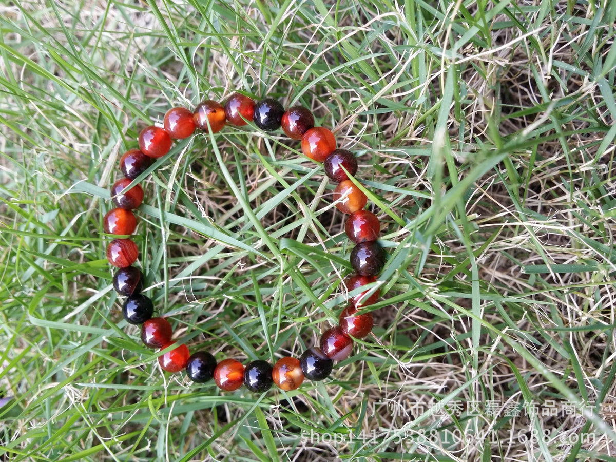 Red Agate Buddha Beads Dream Stall Bracelets - 6mm MegaBDM