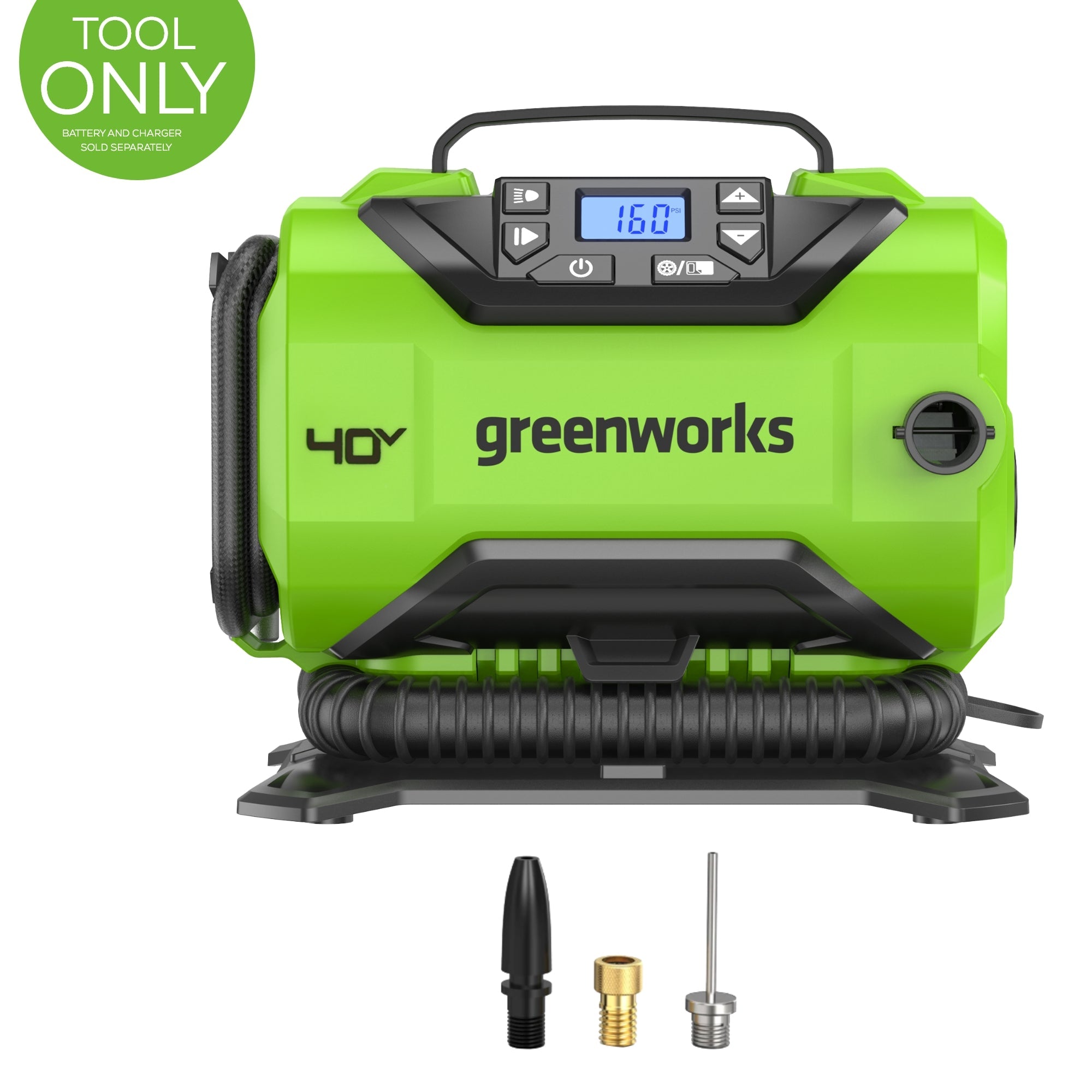 40V Cordless Battery Inflator (Tool Only) MegaBDM