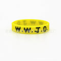 Faith Positive Energy Iverson Silicone Sports Bracelets - Yellow MegaBDM
