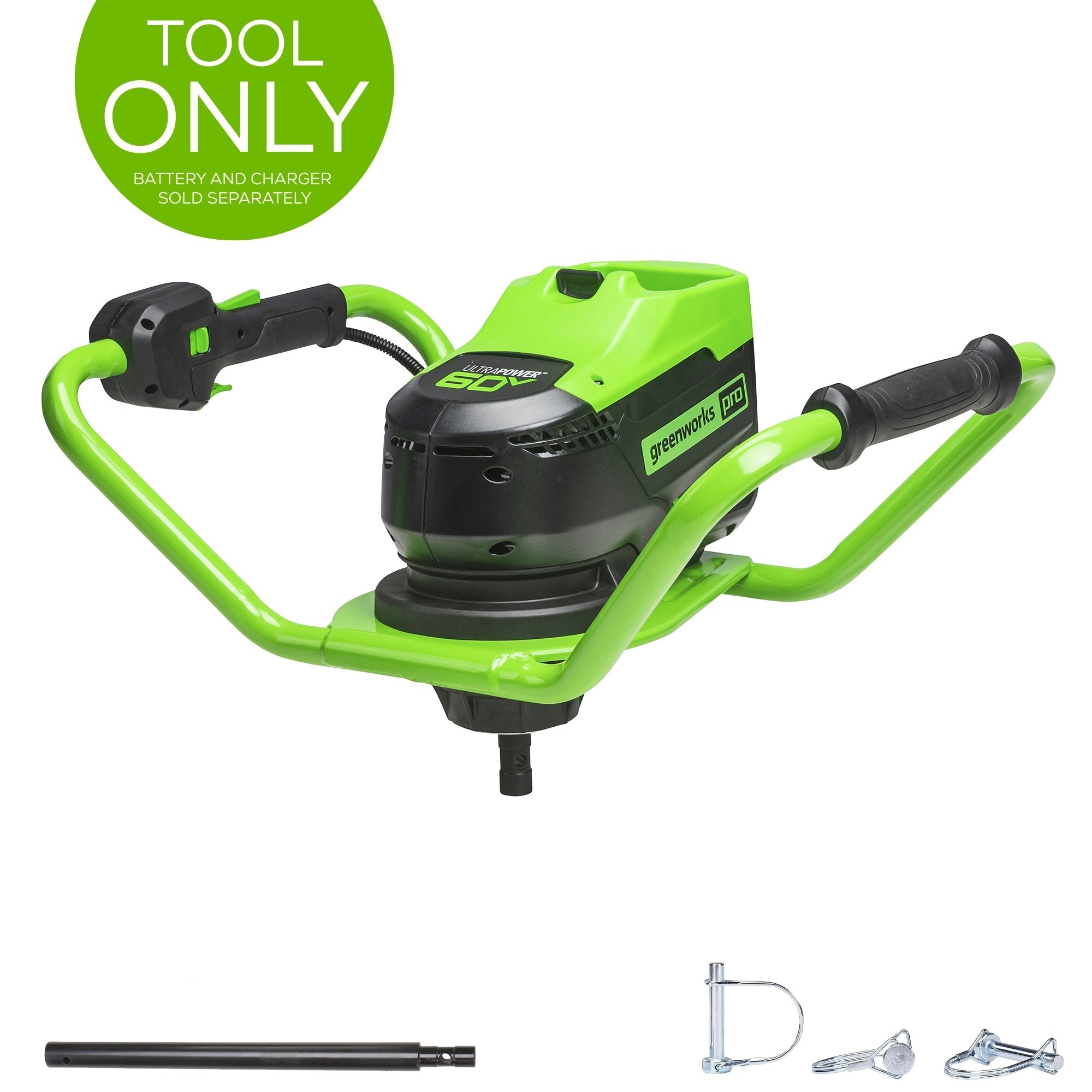 60V Cordless Battery Brushless Earth Auger / Post Hole Digger (Tool Only) MegaBDM