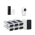 4K SolarCam P1 Max with aosuCortex System + Video Doorbell Pro + IndoorCam P1 Pro - 6-Cam Kit + Video Doorbell Pro + IndoorCam P1 Pro MegaBDM