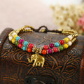 Women's Hand-woven Turquoise Vintage Animal Hand Bracelets - Bracelet-Color Random MegaBDM