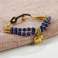 Women's Hand-woven Turquoise Vintage Animal Hand Bracelets - Bracelet-Blue MegaBDM