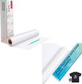 HTVRONT Heat Transfer Vinyl Roll – White HTV Vinyl Iron On 12" x 20ft (30.5 x 610cm) HTV Vinyl for T-Shirts + Sublimation HTV for Dark/Light Fabric - Matte Sublimation Vinyl 12" X 10FT for T shirts MegaBDM