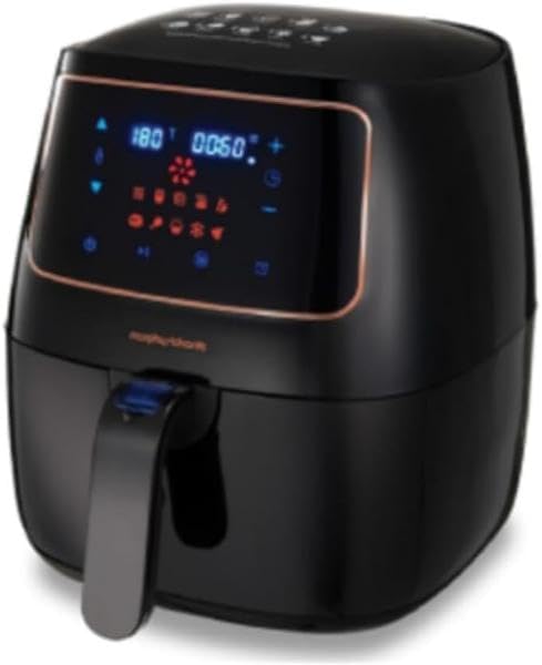 Morphy Richards 3L Digital Health Fryer, Rose Gold Collection, Rapid Air Technology, 8 Pre-Program Settings, Touch Screen, Fry, Bake, Roast & Grill, 480005 MegaBDM