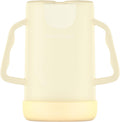 Momcozy Squeeze Pouch Holder for Food Pouches and Drink Boxes, Baby Pouch Holder Allows Baby to Self-Feed and Avoid Messes, Baby Food Pouch Holder Handle is Easy to Grip, Comfortable, Yellow MegaBDM
