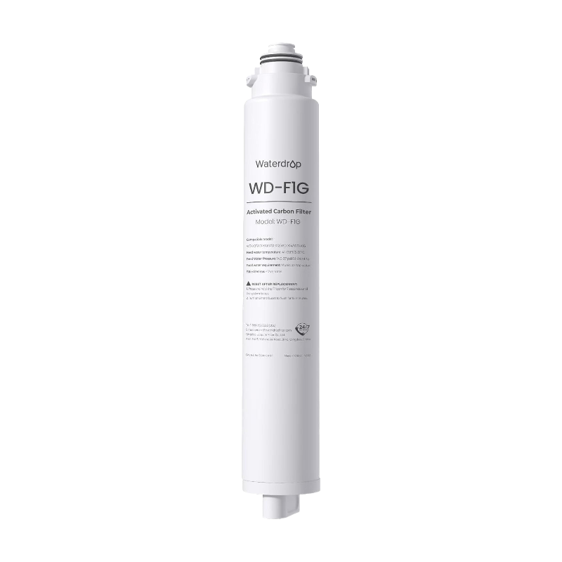 Waterdrop WD-F1G Filter Replacement for Reverse Osmosis System WD-X12-Basic & WD-X8 12 Month Life MegaBDM