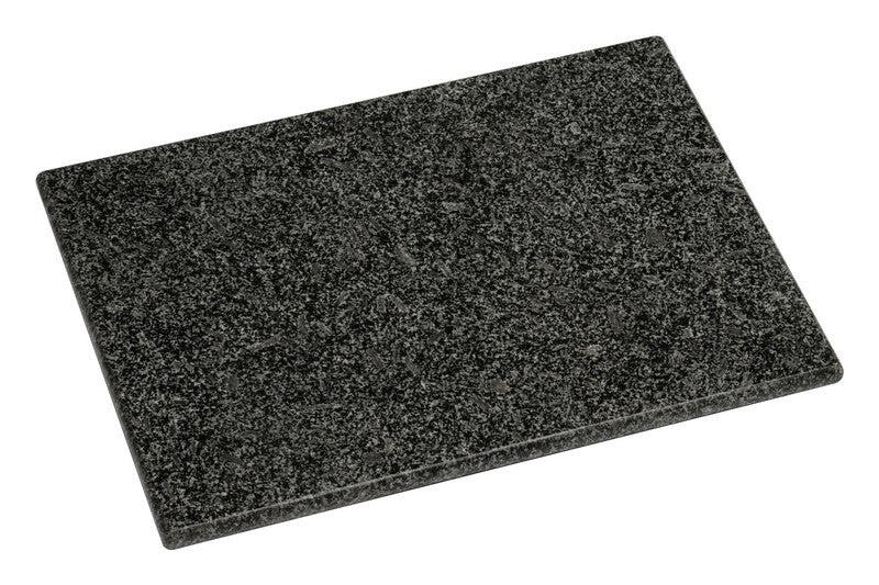 Maison by Premier Black Speckled Granite Chopping and Serving Board, Durable Granite Cutting Board with Non-Slip Rubber Feet, 40 x 30cm