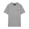 Lyle & Scott Men's Cotton Crew Neck T-Shirt - Mid Grey Marl MegaBDM