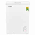 AUCMA 95L Convertible Chest Freezer, Switchable Refrigerator & Freezer, Top Open Mini Deep Freezer, Energy Class E, Quiet Operation, 7-Level Thermostat, Removable Basket & Defrost Drain, Suitable for Home, Apartment & Garage MegaBDM