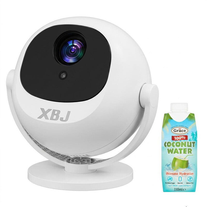 World Cup Watching Set XBJ 360° Portable Projector + Grace Coconut Water 100% 330ml 12 Packs MegaBDM