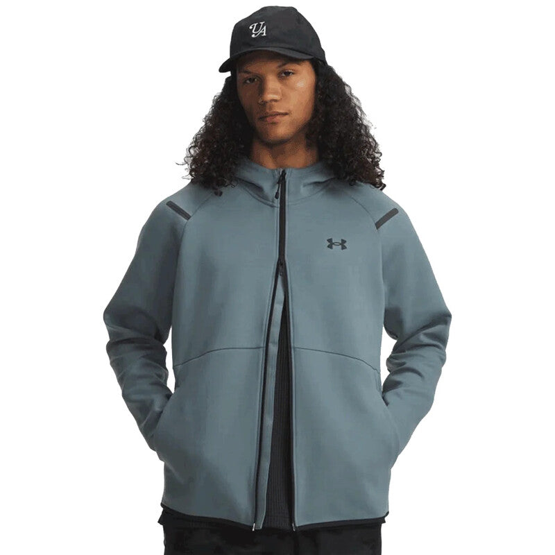 Under Armour Unstoppable Fleece Men's Full-Zip - Jasper Blue MegaBDM