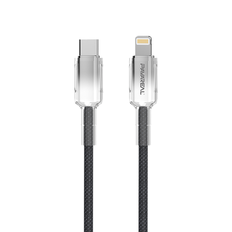 PAVAREALQ51PD 27W Black Ultra Fast Charging Data Cable Suitable for charging iPhone 7-14 Mobile Phones MegaBDM