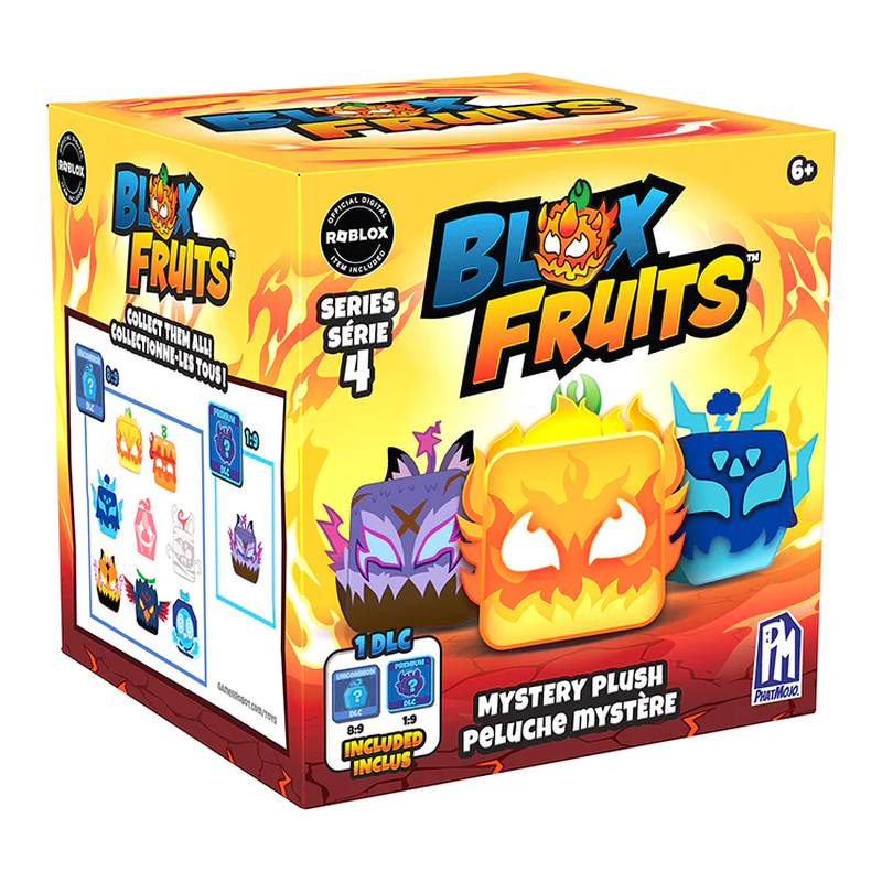 Blox Fruits Series 4 4-Inch Collectable Plush Soft Toy Blind Assortment MegaBDM