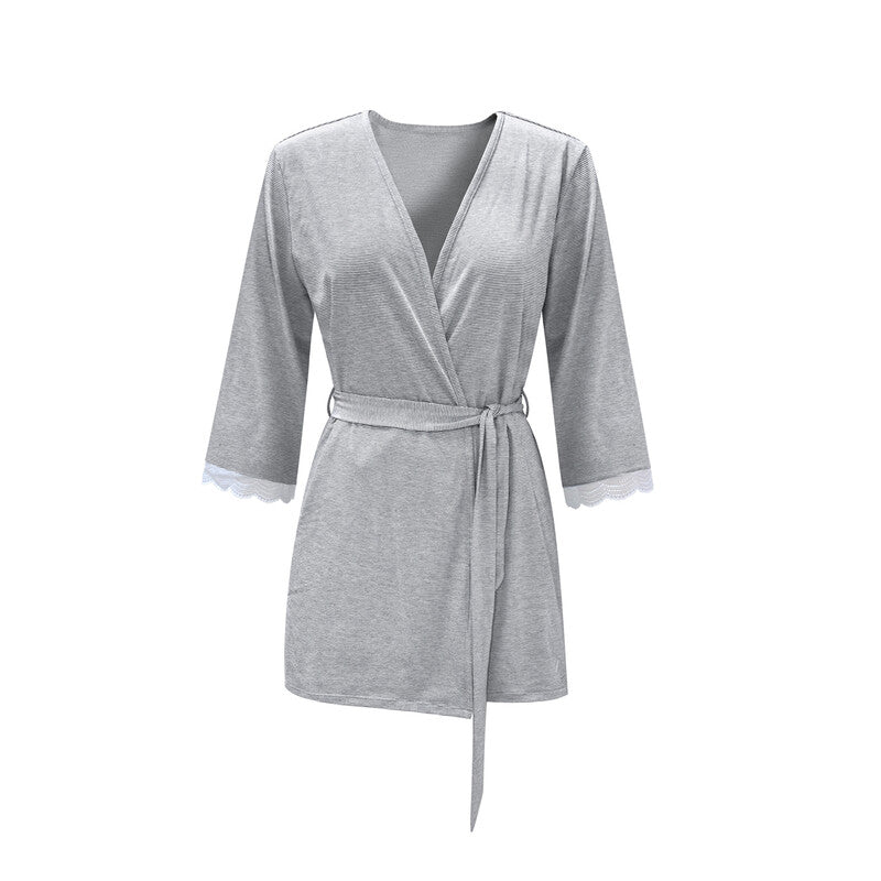 IZURIA knitted dark grey nightgown M MegaBDM