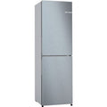 BOSCH KGN27NLEAG 55cm Freestanding Fridge Freezer - Total No Frost - 255L - Stainless Steel Look - E Rated MegaBDM