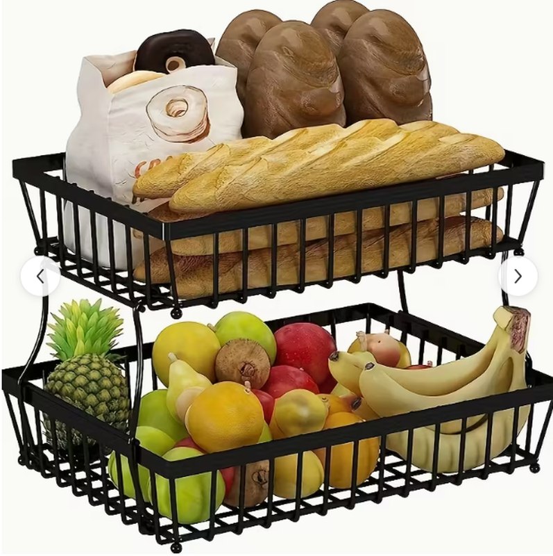 SRD Large Fruit & Vegetable Basket (Black) MegaBDM