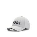 BOSS Knitted-Piqué Six-Panel Cap with Embroidered Logo - Light Beige MegaBDM