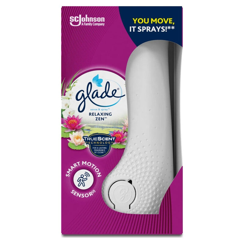 Glade Sense & Spray Air Freshener Holder & Refill, Relaxing Zen, 18ml MegaBDM
