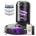 Vactidy W15 Robot Vacuum and Mop with Innovative Bagless Auto-Empty Station, Eco-Friendly, Consumable-Saving, LiDAR Navigation, 10000Pa Suction, 5 Maps, 180Min Runtime, Suitable for Carpet and Hard Floor UK MegaBDM