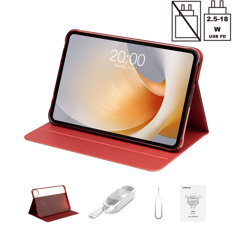 TECLAST T65 Plus tablet: 13.4" 120Hz, Android 15, Helio G99 up to 2.2GHz, 20GB RAM (8+12GB Virtual) +128GB, Dual SIM 4G + Wi-Fi 5G, 8MP+13MP, BT5.2, GPS, 2026,Includes Folio Case MegaBDM