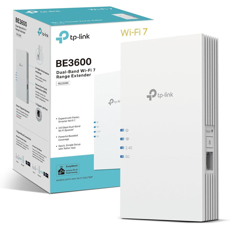 TP-Link RE220BE BE3600 Wi-Fi 7 Range Extender MegaBDM
