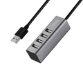 HOCO USB Hub 0.8m Grey MegaBDM