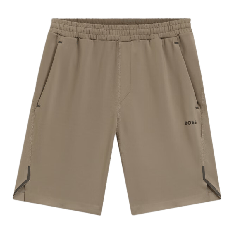 BOSS Active Shorts in Quick-Dry Fabric with Reflective Logo Light/Pastel Green MegaBDM