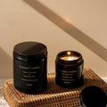 Zooly All-Black Series Cream Jar Scented Candle - French Juniper Lavender, 200G, 1PC MegaBDM