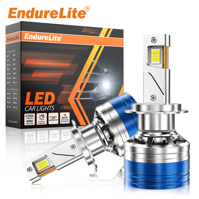 ENdureLite H8/H9/H11 Headlight Bulbs, 6000K Cool White Fog Light Bulbs, 20000LM 300% Brighter LED Light, 1:1 Design with Cooling Fan, Plug & Play, Pack of 2 MegaBDM