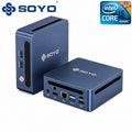 [Early Bird £199 - Only 10 Units] SOYO Y5Pro Mini PC, Intel Core i5 8250U/8350U Processor Mini PC Windows 11 Pro，8GB DDR4 256GB SATA SSD Mini Computer |BT5.2 | Wi-Fi 5 MegaBDM