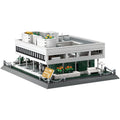 WANGE Villa Savoye-Paris,France 1226 Pcs Building Blocks Set for Hobby Builders MegaBDM