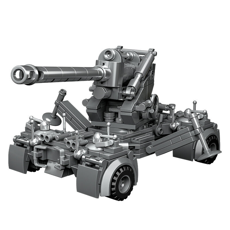 CAYI GERMAN 88MM FLAK ANTI-AIRCRAFT GUN 355 Pcs Building Blocks Set for Hobby Builders MegaBDM