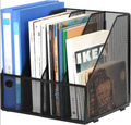 Senhoglb Desktop Metal A4 Magazine File Holder, Black, New Year Sale, Top Gift Picks MegaBDM