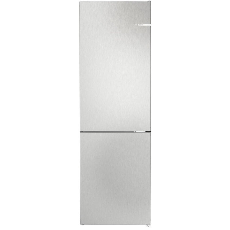 Bosch KGN362LDFG Series 4 NoFrost 186cm Tall 60cm Wide Fridge Freezer - Stainless Steel - D Rated MegaBDM