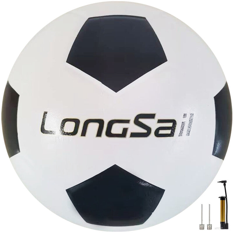 LONGSAIL High-Quality Rubber Soccer Size 3# Blank/White MegaBDM