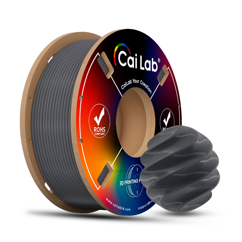 CaiLab 3D Printer Filaments PLA+ Bio-Gray MegaBDM