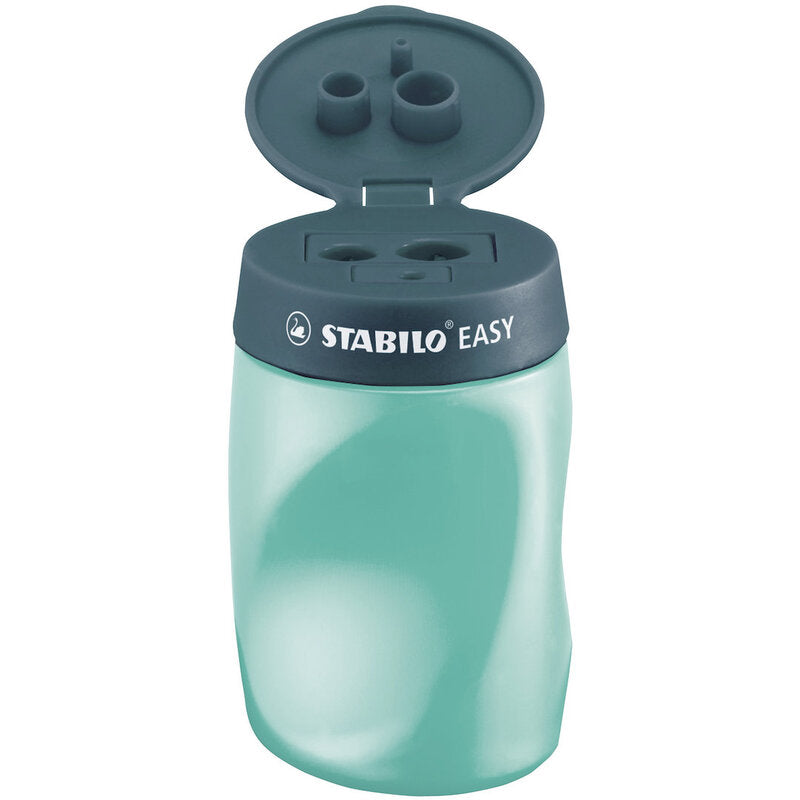STABILO EASY Sharpener - Ergonomic Container Sharpener - Right-Handed - Pack of 1 MegaBDM