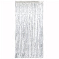 Unique Party Unique Fringe Door Curtain, Silver, 1m x 2m MegaBDM