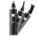 Sparoma 3-in-1 Ear and Nose Hair Trimmer – LED Display | 8500 RPM High-Speed Motor | IPX7 Waterproof | Type-C Rechargeable, Includes Extra Sideburn Trimmer and Eyebrow Trimmer Tips, TC-021 (Black) MegaBDM