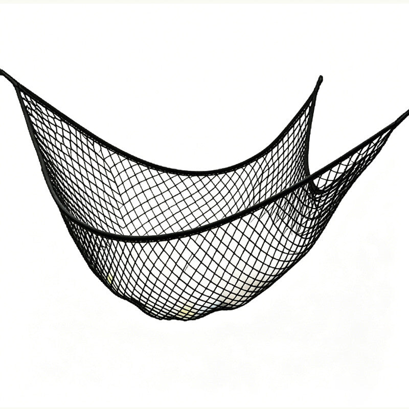 JORDAN&JUDY Toy Storage Net, stuffed Toys Storage Hammock, Black MegaBDM