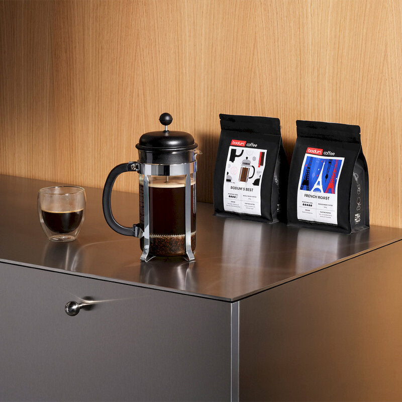 Bodum Caffettiera 1L - 8 Cups - French Press Coffee Maker - Black MegaBDM