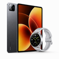Xiaomi Pad 8 Pro 12GB RAM 512GB Gray Tablet + Xiaomi Watch 2 Titan Gray with White Leather Strap Bundle MegaBDM