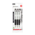 Zebra Z-Grip Max Retractable Ballpoint Pen Pack of 3 - Black MegaBDM