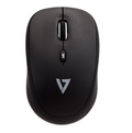 V7 MW100-1E Mouse - Radio Frequency - USB - Optical - 4 Button(s) - 1600 DPI Optical Sensor - Ambidextrous Design - 2.4GHz Nano Receiver - Black - Wireless MegaBDM