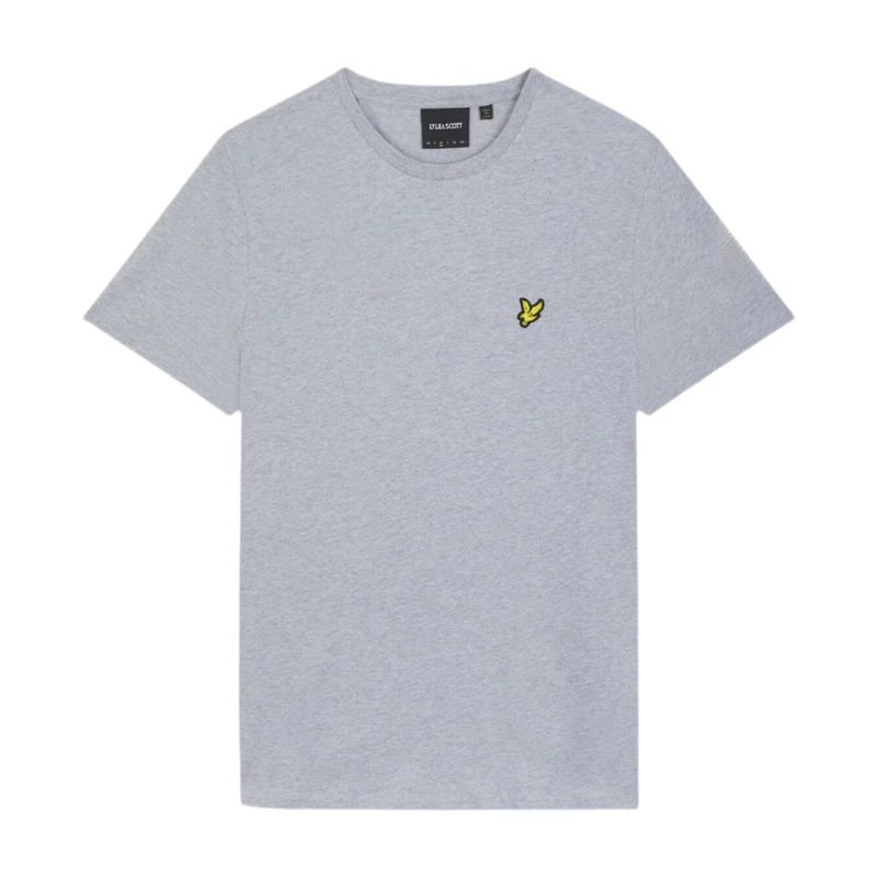 Lyle & Scott Men's Cotton Crew Neck T-Shirt - Light Grey Marl MegaBDM