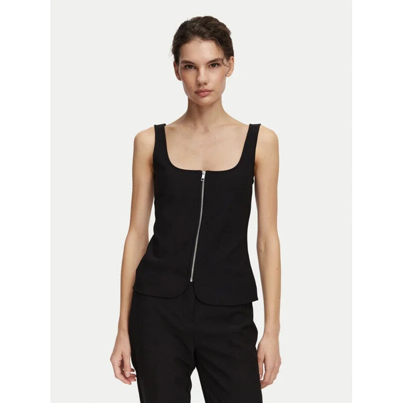 Calvin Klein Top Czarny Regular Fit - Black MegaBDM