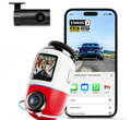 70mai 4K Omni X800-2 Dash Cam Front and Rear 4K+1080P, 360° Full View Car Camera with Sony STARVIS 2, 4K 60FPS, HDR Night Vision, AI Motion Detection, Built-in GPS, 4G LTE, 5G WiFi 6, ADAS, APP Control MegaBDM