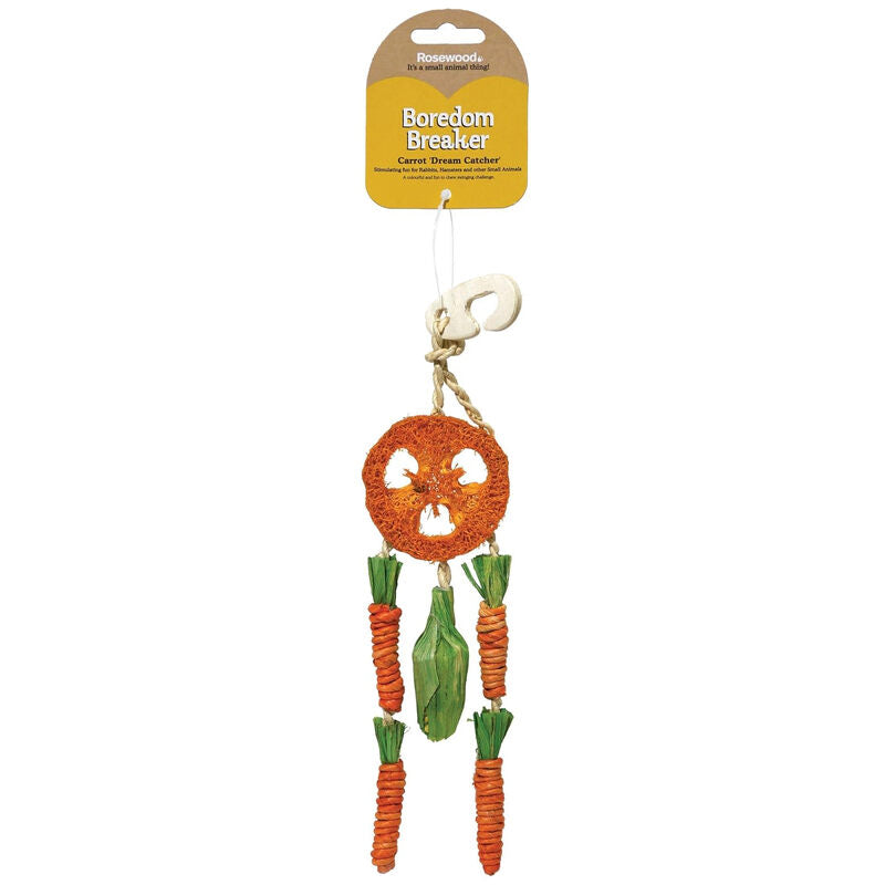 Rosewood Carrot Dream Catcher Toy for Small Animals MegaBDM