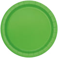 Unique Party Paper Plates, Lime Green, 22cm, 16 Pack MegaBDM